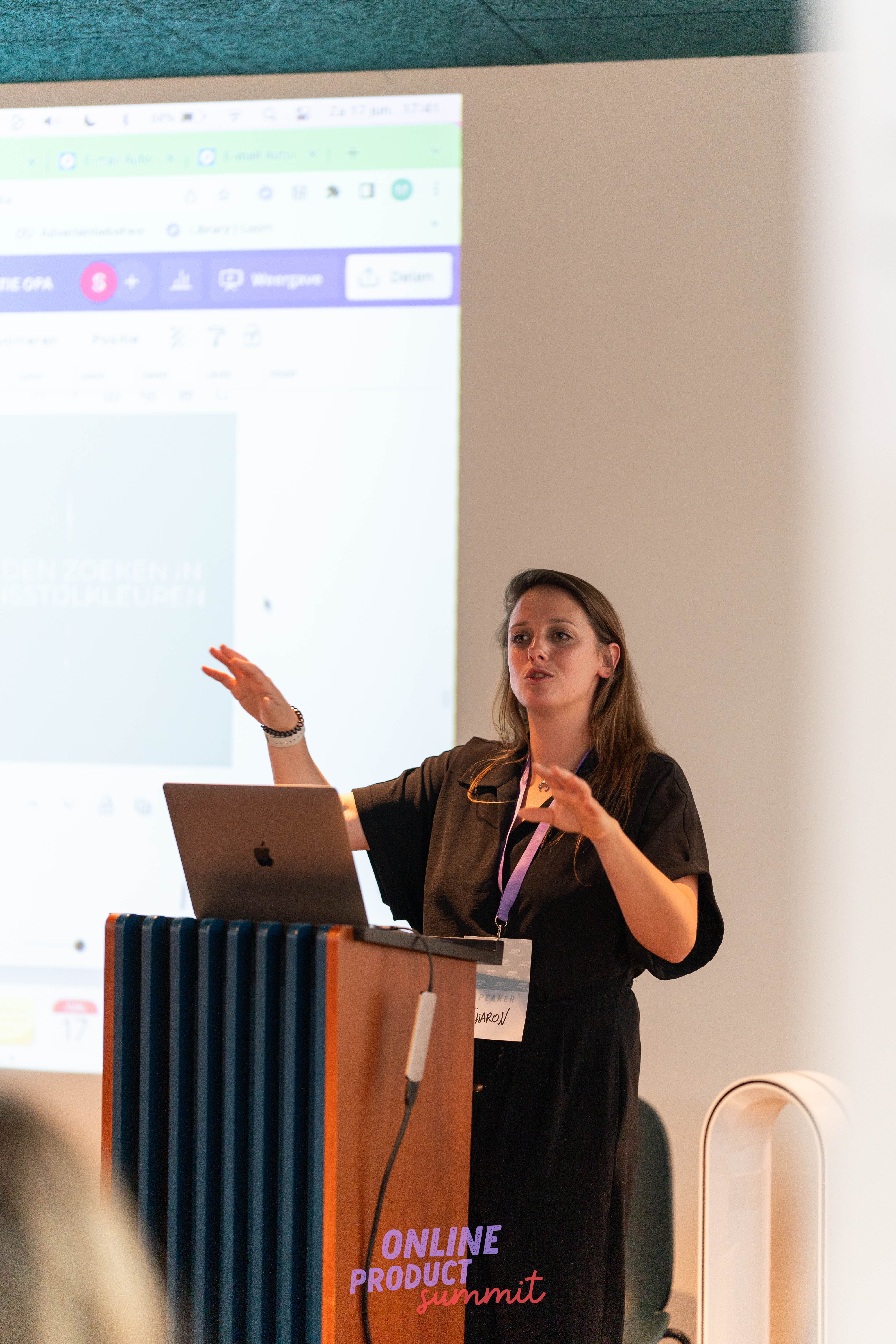 Sharon Moerman geeft lezing